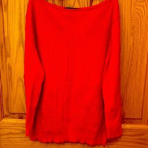 Ralph Loren thin, summer sweater. Beautiful salmon color.